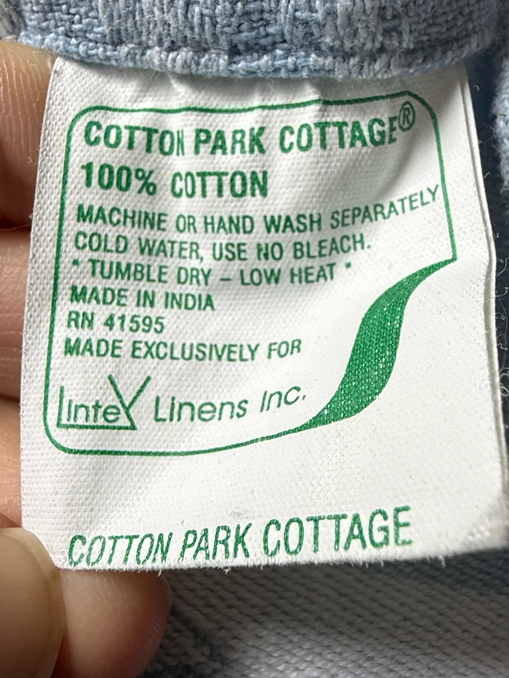 Vintage Tablecloth Cotton Park Cottage Rectangular Plaid 71” x 54” Farmhouse